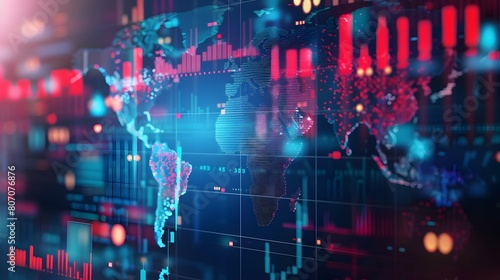 A world map highlighting emerging markets and growth opportunities