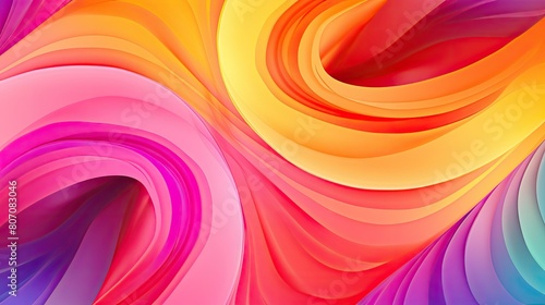 Abstract gradient background with swirling vortex patterns