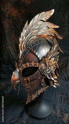 A helmet that grants the wearer the vision of an eagle, revealing hidden paths and dangers