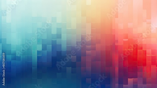 Gradient background resembling a digital pixelation effect