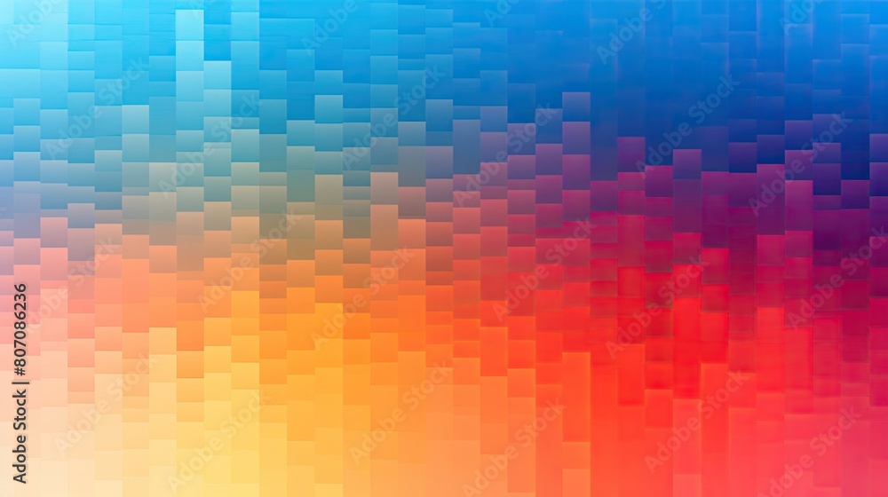 Gradient background resembling a digital pixelation effect