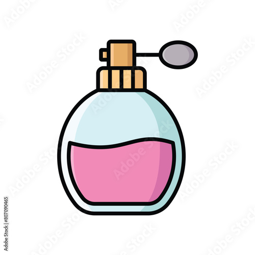 perfume icon vector design template simple and clean