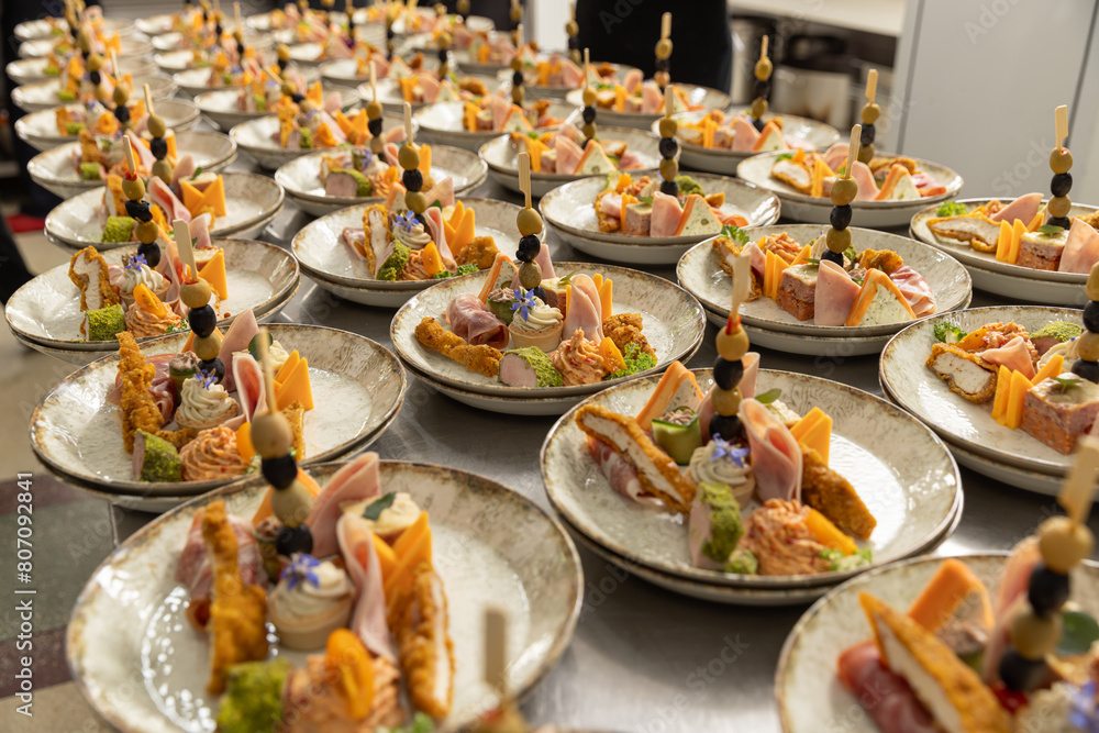 Elegant appetizer platters Elegant appetizer platters