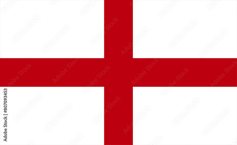 English flag vector illustration. The national flag of England. English flag vector illustration. The national flag of England.