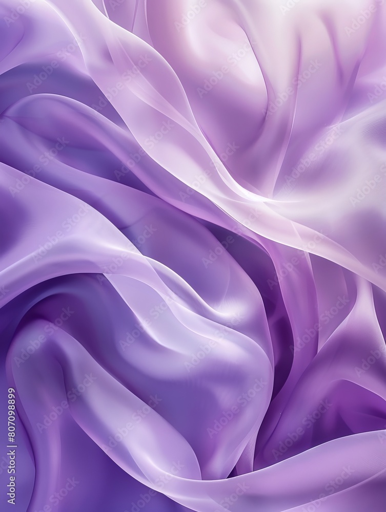 Obraz premium Blue purple lilac background. The wave line is undulation. Matte shimmer. Lavender background for Banner, design