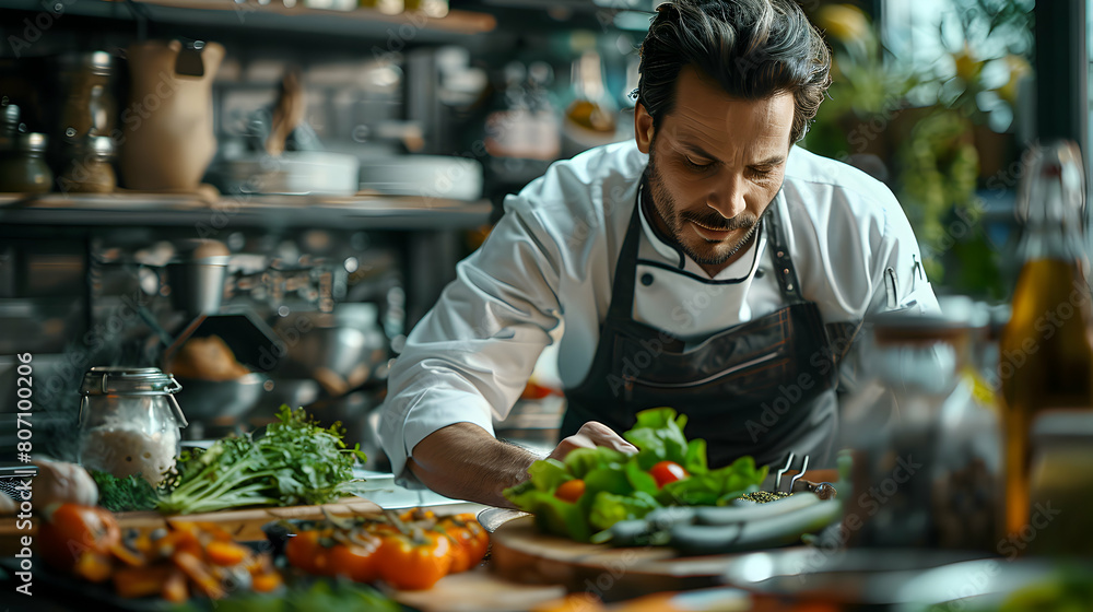 Creative Chef: Encouraging Culinary Innovation for New Recipes - Photo Realistic Restaurant Inspiration Creative Chef: Encouraging Culinary Innovation for New Recipes - Photo Realistic Restaurant Inspiration