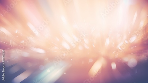 Soft gradient background with soft-focus lens flare