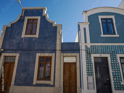 Aveiro pictoresque village street view, The Venice Of Portugal