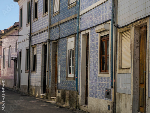 Aveiro pictoresque village street view, The Venice Of Portugal