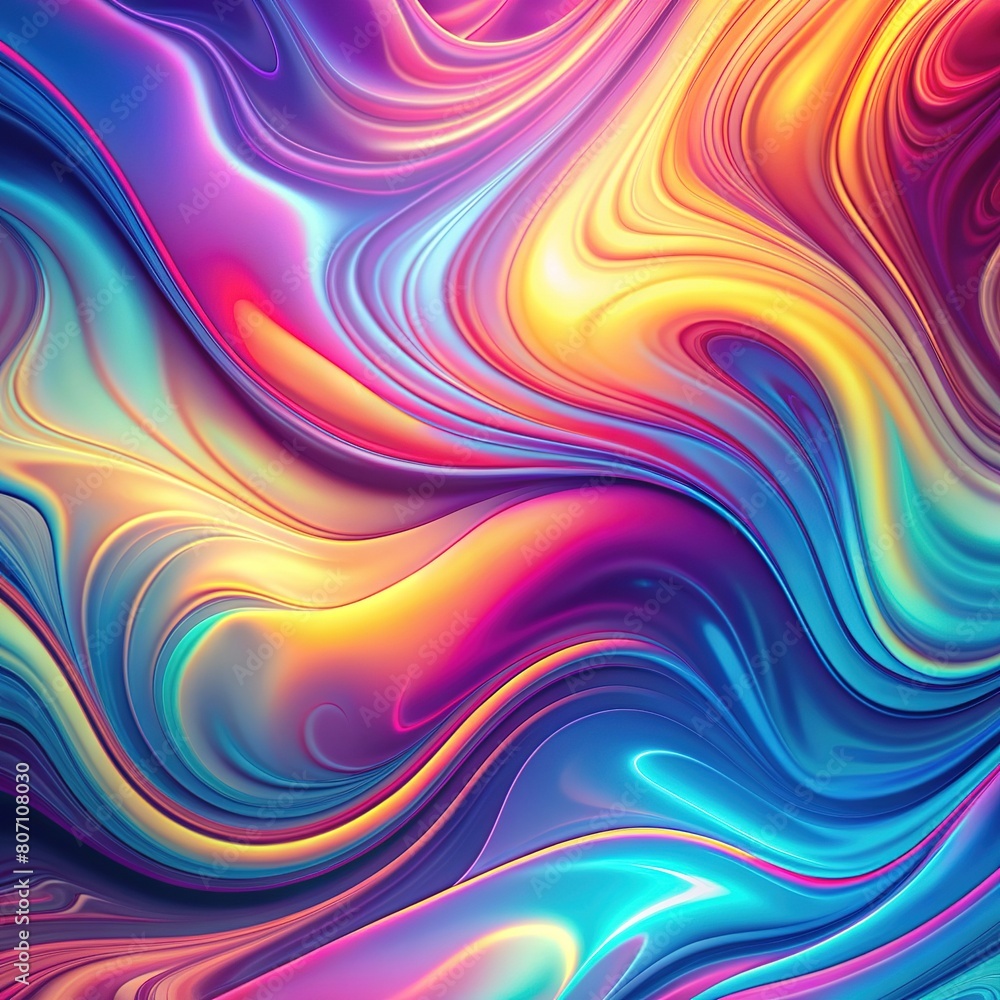 Obraz premium abstract colorful background with waves