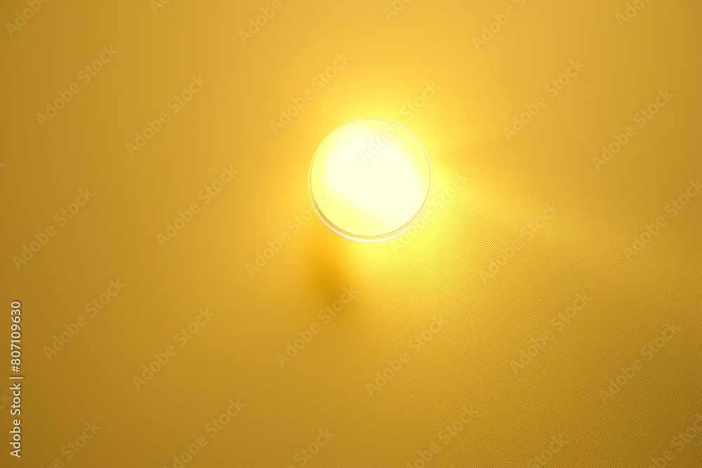 Bright Ceiling Lamp on Yellow Wall - Modern Home Lighting Bright Ceiling Lamp on Yellow Wall - Modern Home Lighting