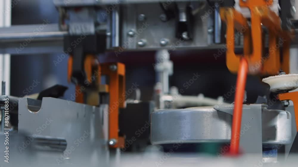 Production, hose packaging. Automatic factory line Production, hose packaging. Automatic factory line