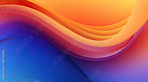 Abstract gradient background with 3D perspective effects