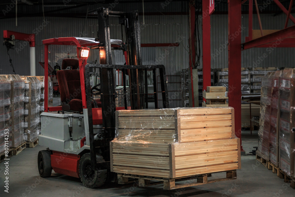 Forklift in Warehouse Forklift in Warehouse