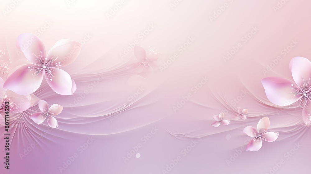 Soft gradient background with delicate floral elements Soft gradient background with delicate floral elements