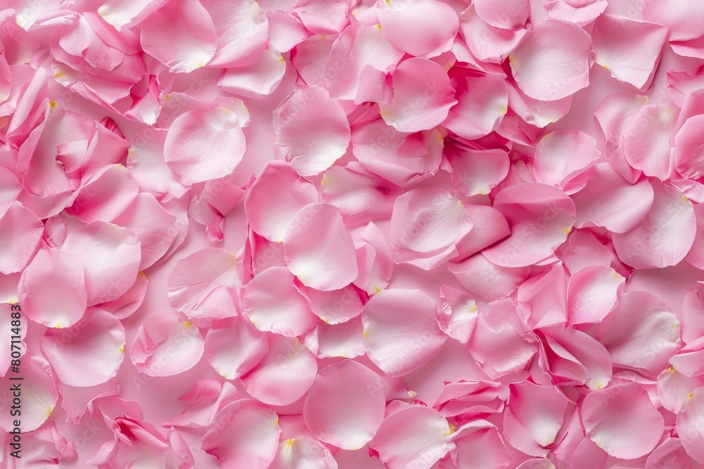 Obraz premium Delicate Pink Rose Petals Background for Romantic Concepts
