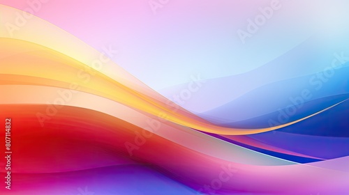 Abstract gradient background with dynamic motion blur effects