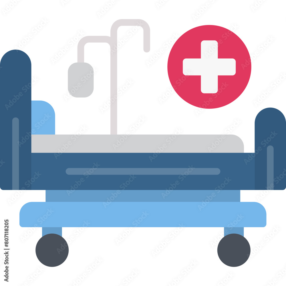 Hospital Bed Icon Hospital Bed Icon