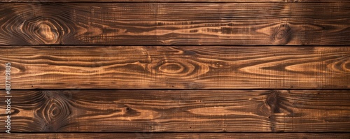 Rustic Brown Wooden Planks Texture Background