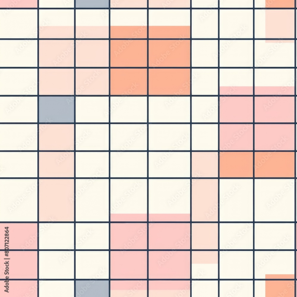 seamless, A colorful mosaic background with a geometric square tile pattern