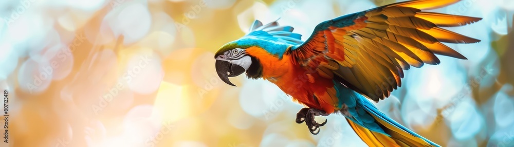 Obraz premium A cute of a flying animal
