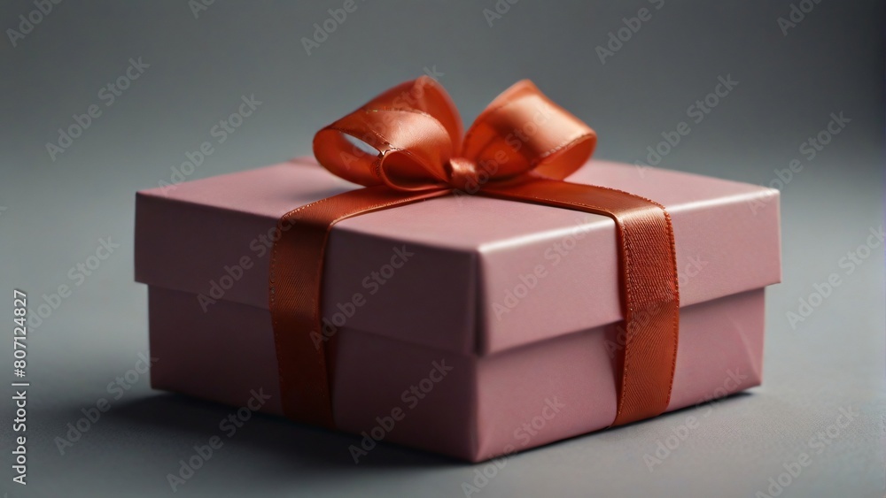 Obraz premium close up giftbox with copyspace 