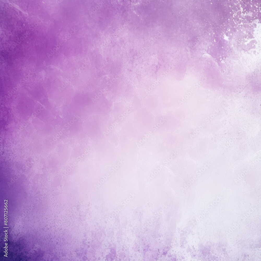 Purple white spray texture color gradient shine bright light and glow rough abstract retro vibe background template grainy noise grungy empty space 