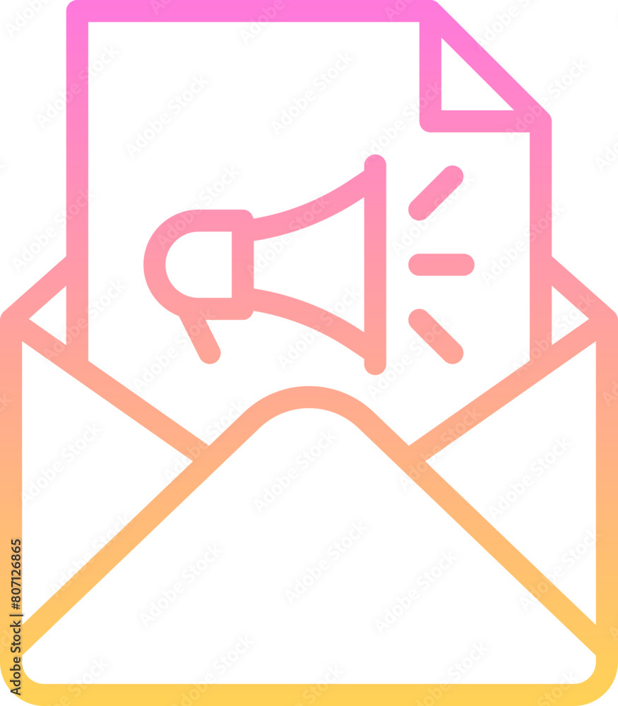 Email marketing icon Email marketing icon