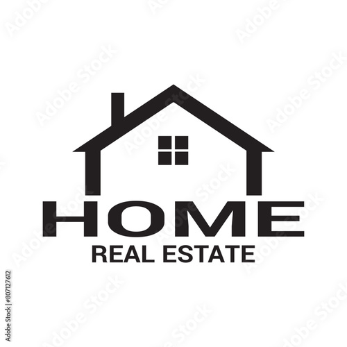 House building logo design. Vector Illustration. EPS 10