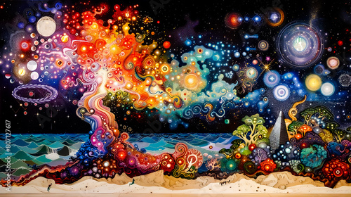 Garden of Cosmic Blooms