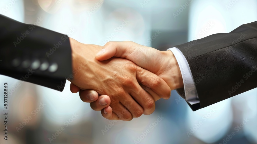 A deal between two digital tablet and smartphone users. Modern technology applied to business. A deal between two digital tablet and smartphone users. Modern technology applied to business.