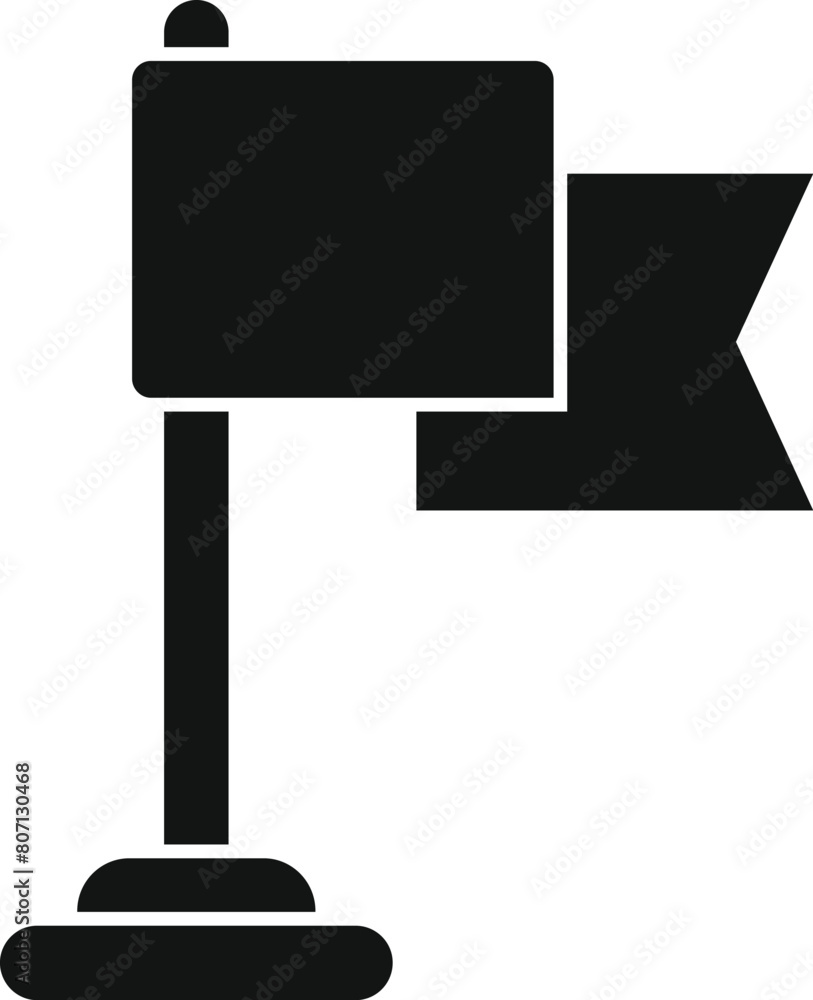 Store locator flag icon simple vector. Map street center. Commerce app Store locator flag icon simple vector. Map street center. Commerce app