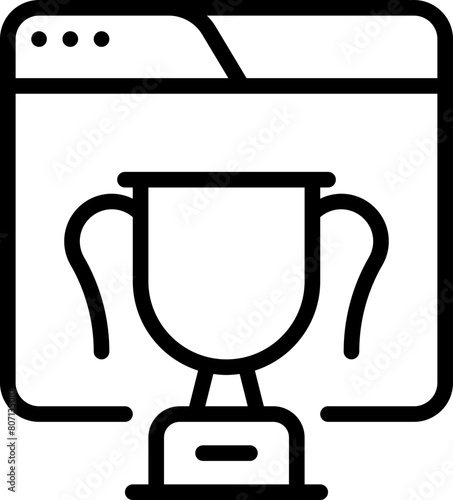 Website trophy icon