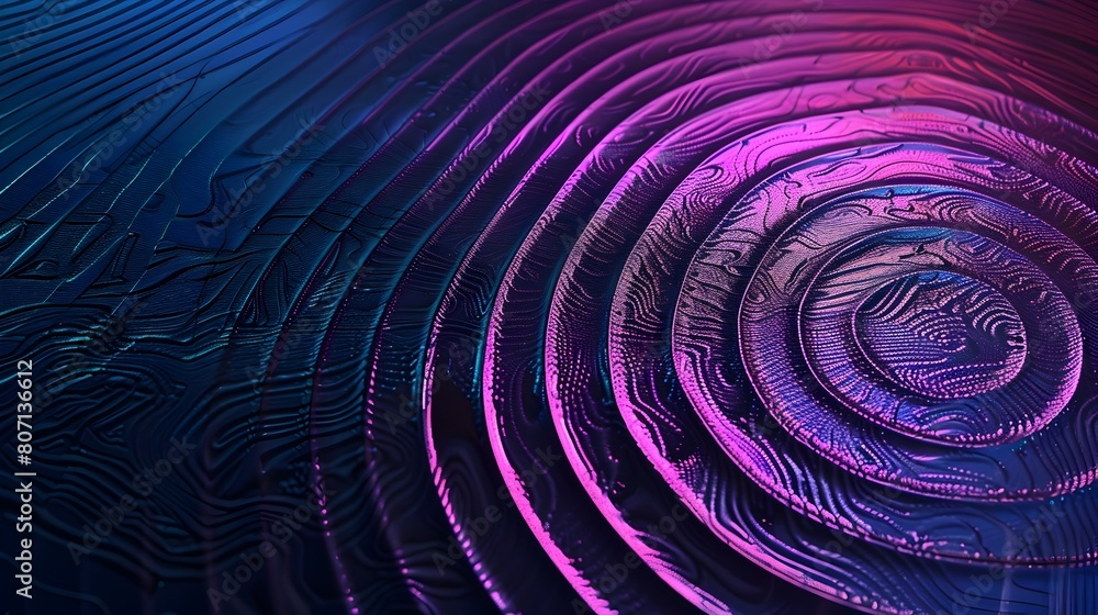 Mesmerizing Iridescent Ripple Patterns Spreading Across a Dark Digital Canvas Mesmerizing Iridescent Ripple Patterns Spreading Across a Dark Digital Canvas