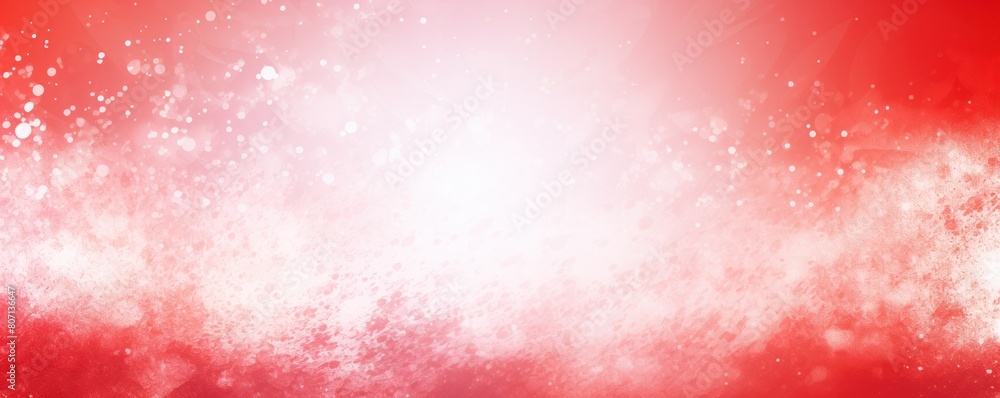 Red white spray texture color gradient shine bright light and glow rough abstract retro vibe background template grainy noise grungy empty space with copy space