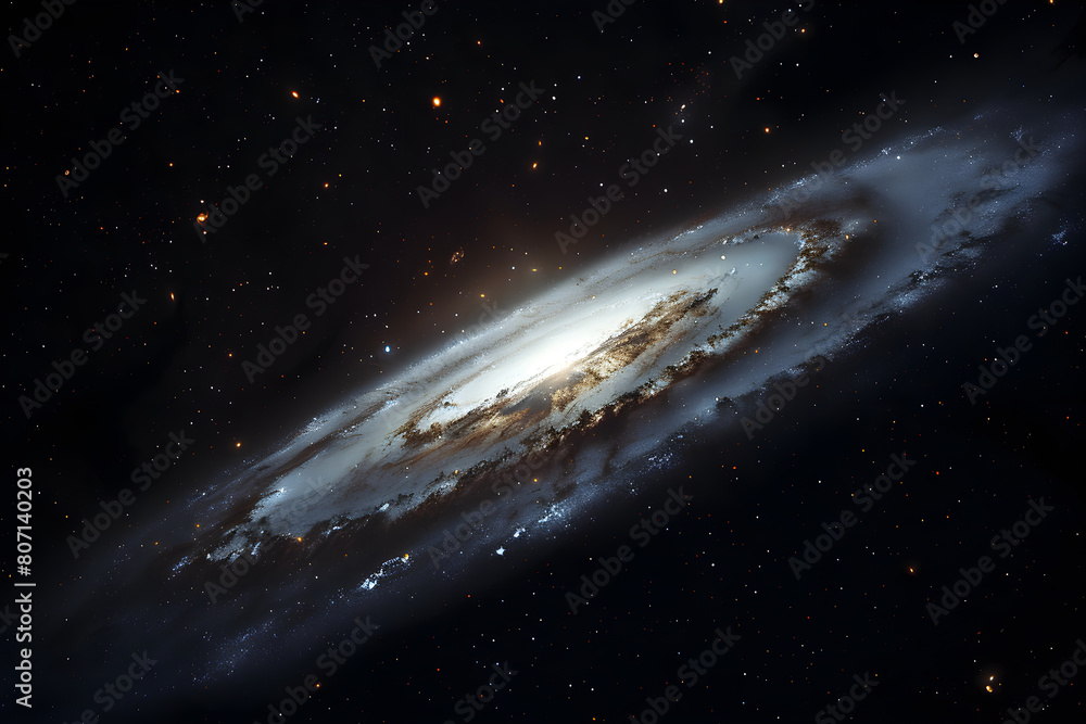 Fototapeta premium alien planet in space