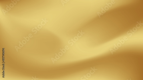 Gold abstract blurred gradient background. Vector illustration.