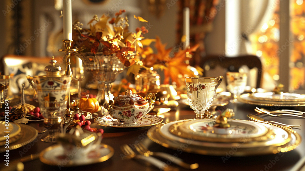 Elegant Thanksgiving Table Decor
