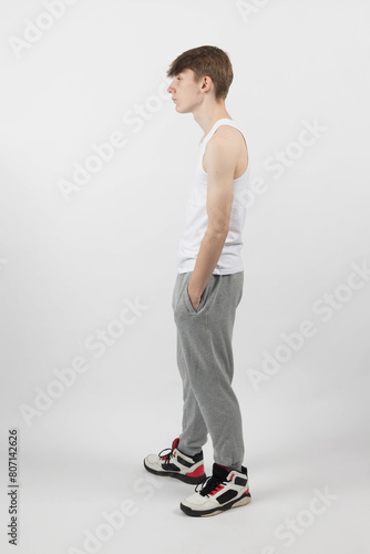 A Teenage Boy Standing © Ben Gingell