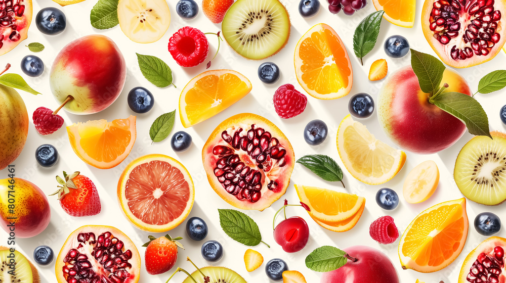 seamless pattern with fruits, organic food and healthy vegetable. 4K Wallpaper and Background for desktop, laptop, Computer, Tablet, Mobile Cell Phone, Smartphone, Cellphone seamless pattern with fruits, organic food and healthy vegetable. 4K Wallpaper and Background for desktop, laptop, Computer, Tablet, Mobile Cell Phone, Smartphone, Cellphone