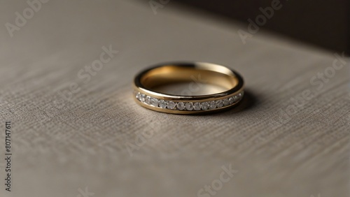 expensive beauty wedding ring with blank space