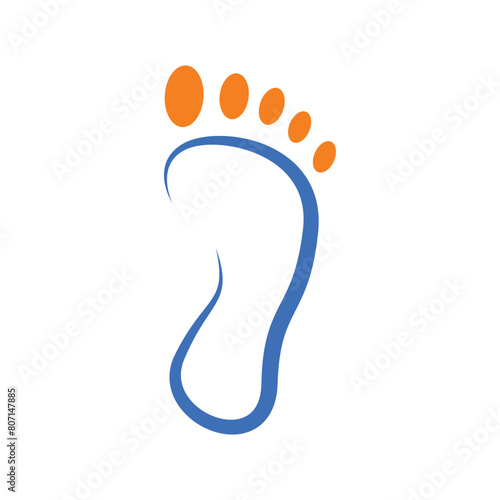 foot icon vektor