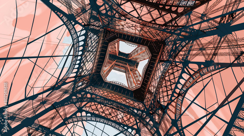 Striking Parisian travel po...