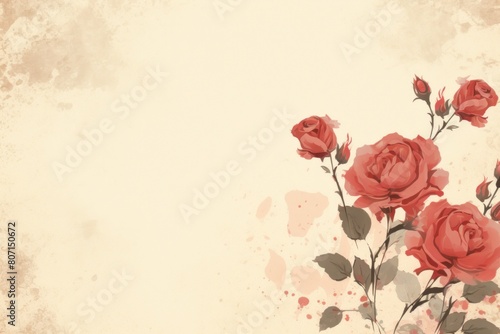 Rose vintage grunge background minimalistic flecks particles grainy eggshell paper texture vector illustration with copy space texture for display 