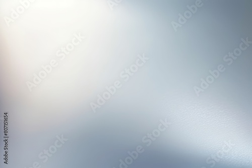 Silver abstract blur gradient background with frosted glass texture blurred stained glass window with copy space texture for display products blank copyspace  photo