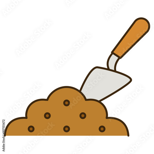 trowel spade construction and gardening equipment