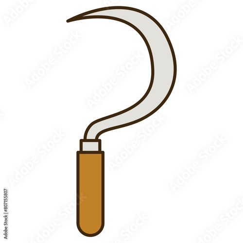 sickle tool for gardening and farm