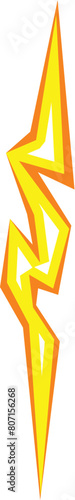 Style glow bolt icon cartoon vector. Electric shiny object. Power blitz
