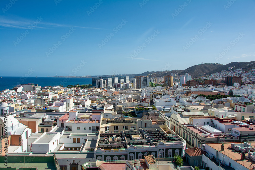 Las Palmas city in Gran Canaria, Spain