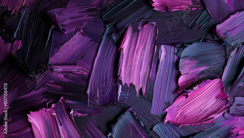 Purple pink paint mixture, wet oil painting on canvas, abstract modern art concept, color wallpaper design background texture